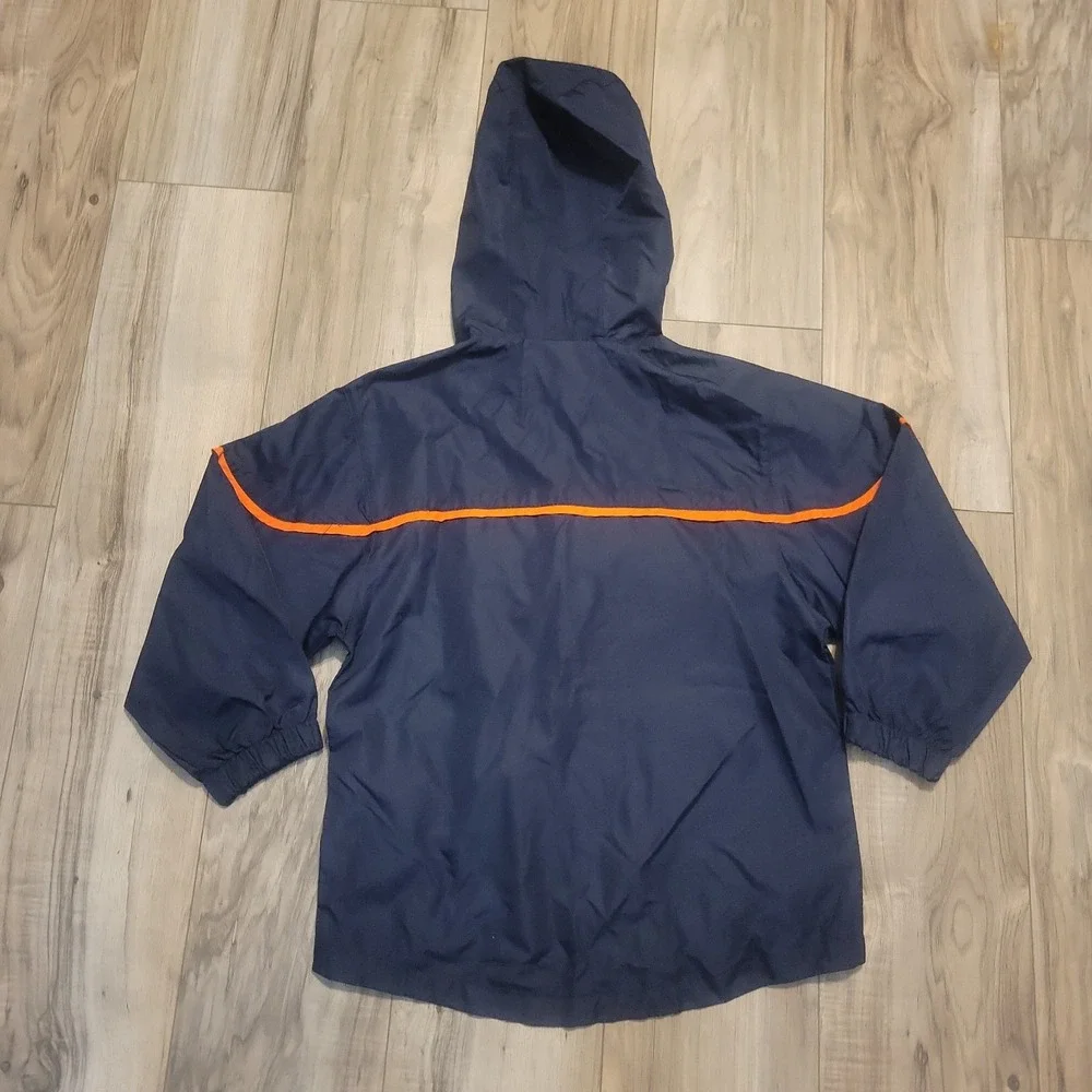 Denver Broncos Reebok Hoodie Pullover Jacket Kids 5/6 Navy Blue Pockets